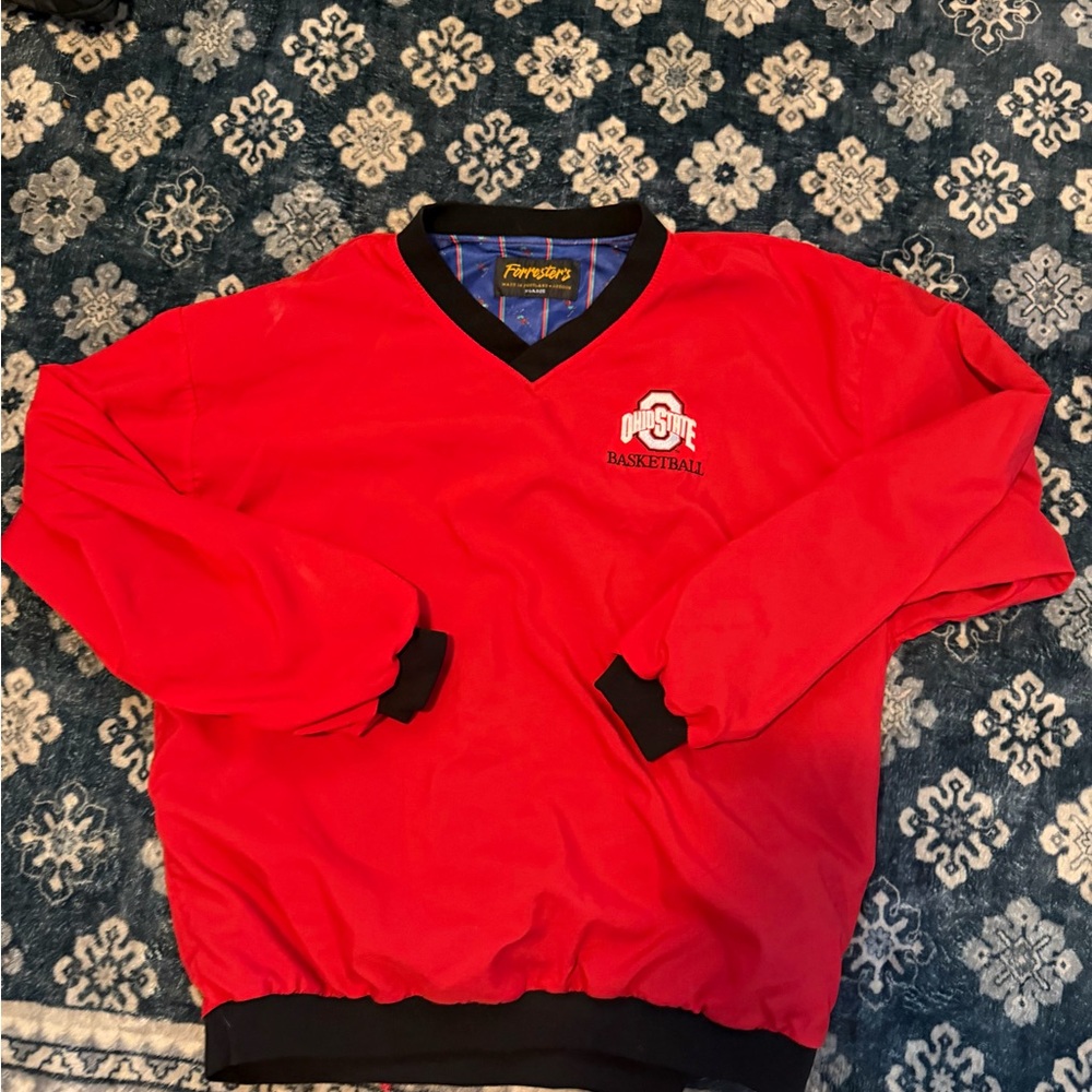 Vintage Ohio State basketball windbreaker